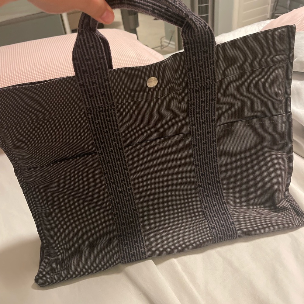 Hermes Toile Herline MM tote